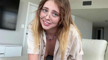 Tomboy POV Creampie Big Cock
